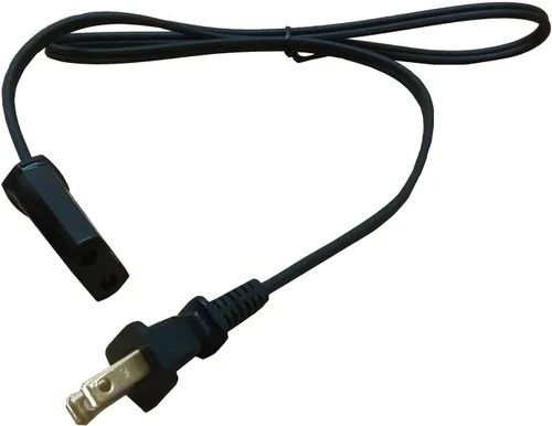 Vista 2 de Cable de alimentación de 6 pies y 2 pines y 1/2 pulgada para percoladores Farberware & Presto de súper velocidad, se adapta a muchas ollas