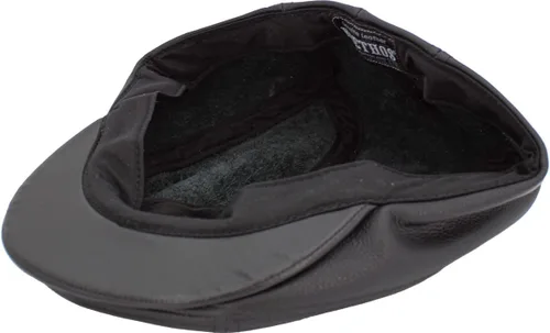 Vista 5 de KBETHOS Gorras clásicas de periódicos de la colección Ivy de Ascot de cuero fabricadas en Estados Unidos