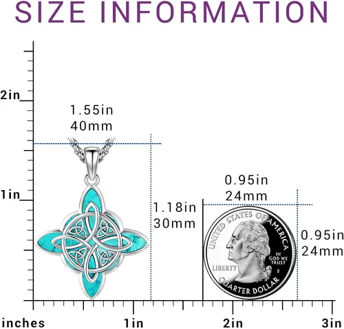 Vista 50 de Joyas de turquesa para mujeres y hombres de plata de ley 925 con colgante de urna para cenizas, collar con medallón de imagen, martillo de Thor