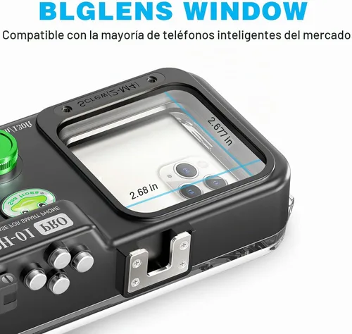 Vista 5 de Carcasa impermeable para teléfono de Sea Frogs compatible con iPhone y Android