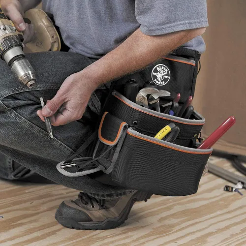 Vista 5 de Klein Tools - 55427 Tradesman Pro cinturón herramienta de electricista, mediano