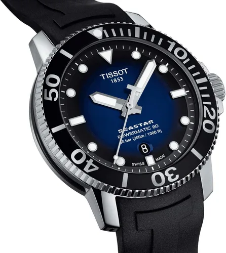 Vista 6 de Tissot Reloj casual Seastar 6601000 de acero inoxidable para hombre