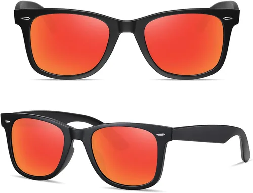 Vista 14 de MEETSUN Polarized Sunglasses for Women Men Classic Retro Square Frame Driving Sun Glasses UV Protection
