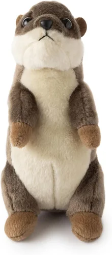 Vista 2 de The Petting Zoo Animal de Peluche de Nutria de Río, Regalos para Niños, Animales Salvajes Wild Onez Babiez, Juguete de Peluche de Nutria de Río de 6