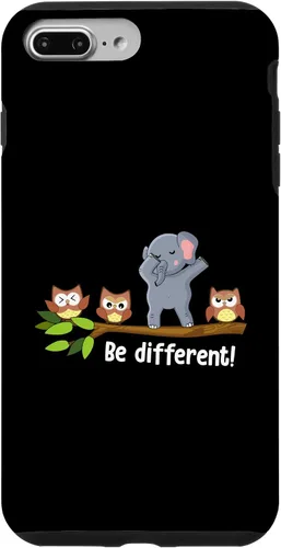 Vista 9 de Funda para iPhone 15 Be Different Elephant Men Women Be You Autism Elephant Case