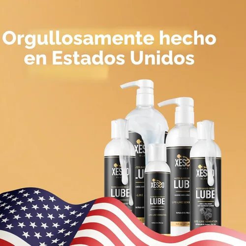 Vista 6 de XESSO Cum Lube, lubricante blanco cremoso a base de agua, 4 onzas líquidas, gel grueso hipoalergénico sin perfume para mujeres, hombres y parejas.