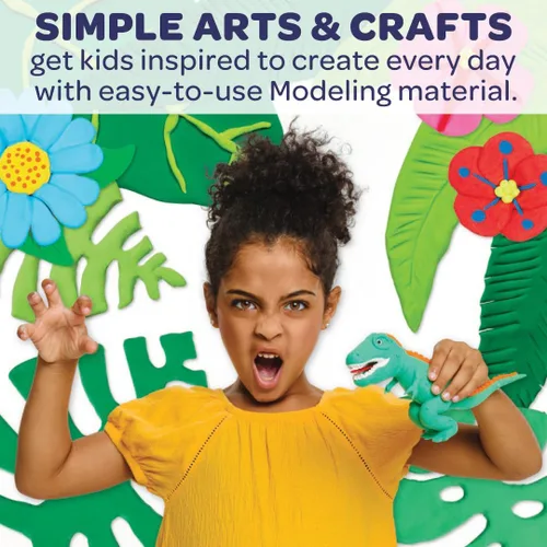 Vista 5 de Crayola, juego Model Magic Deluxe con variedad, 14 paquetes individuales, 7 oz, Paquete de 10, Variados