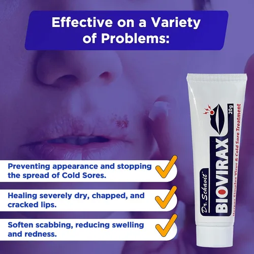 Vista 4 de BioVirax Tratamiento para el herpes labial – Crema curativa natural, evita la propagación del herpes labial – Remedio casero, fácil aplicación 20 mg