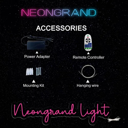 Vista 5 de Letrero de barra de neón personalizado – Letrero de luz personalizado para decoración de bar del hogar, salón o cueva de hombre (grabado rectangular)