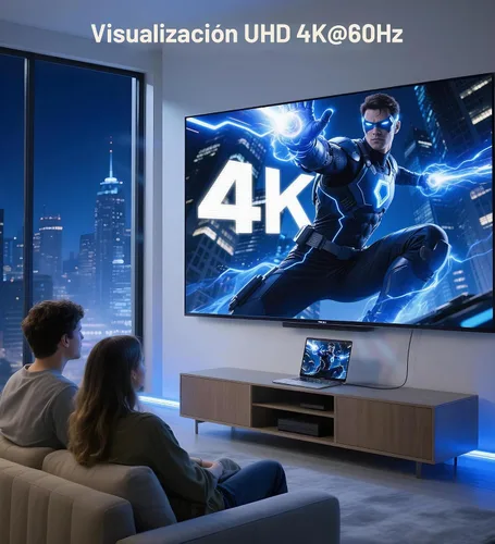 Vista 3 de Cables HDMI de alta velocidad de Cable Matters, chapados en oro, compatible con resolución 3D y 4K (paquete de 3)