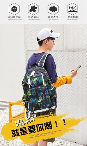 Vista 2 de ISaikoy Plants vs. Zombies Mochila Bolsa para Portátil Color Azul 1