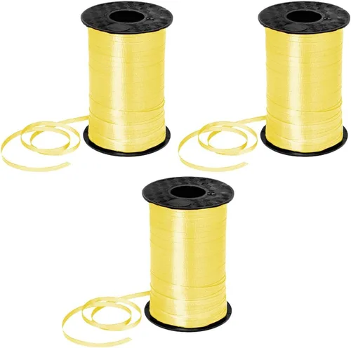 Vista 14 de PMU Tira de cinta rizadora negra de 500 yardas x 3/16 pulgadas para envolver regalos, decoración de cumpleaños, celebraciones, fiestas, accesorios