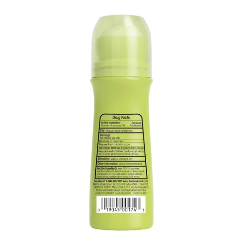 Vista 11 de Desodorante antitranspirante roll-on sin perfume, original de Ban (3.50 onzas), paquete de de 4 24-Hour Sweat and Odor Protection, No White