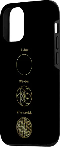 Vista 2 de Funda para iPhone 15 Sacred Geometry You, I, The World
