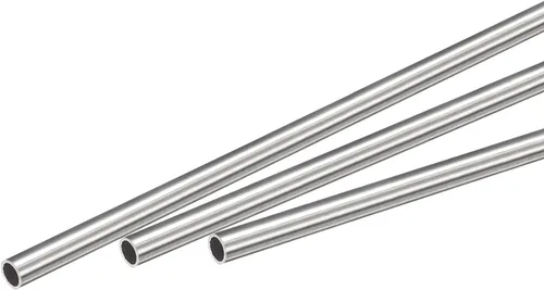 Vista 70 de Uxcell Tubo capilar de acero inoxidable 304, OD 0.4 mm x 0.1 mm de grosor de pared, 250 mm de longitud, tubo metálico para maquinaria industrial