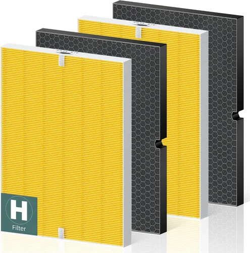 Vista 18 de 116130 Filtro de Repuesto H Removedor de Humo para Purificador de Aire Winix 5500-2 AM80 Plasmawave, Paquete Combinado de Filtro HEPA Verdadero