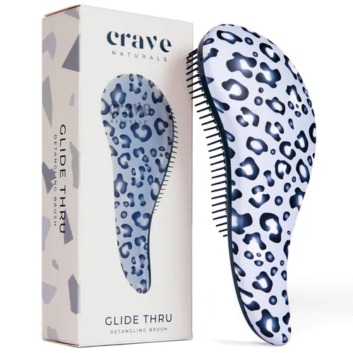 Vista 29 de Crave Naturals, Cepillo Desenredarte Deslizante para Resultados Definitivos, Niños y Adultos, Uso como Peine o Cepillo para Cabello, Color Negro