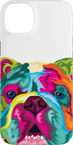 Vista 20 de Pop Art English Bulldog Dog Lover Bulldog Case for iPhone 17