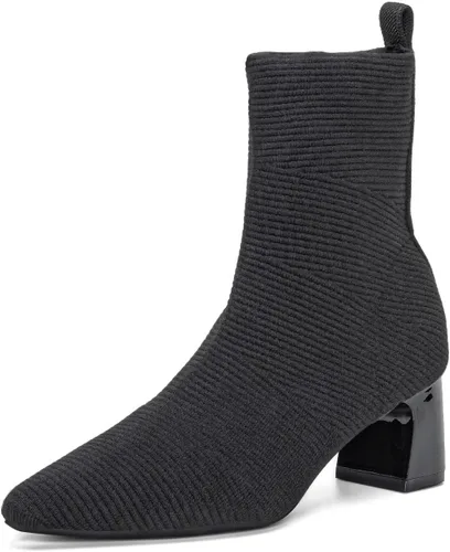 Vista 5 de Women's Ankle Boots Comfortable Pointed Toe Breathable Sock Knit Low Heel Fall Work Office Booties