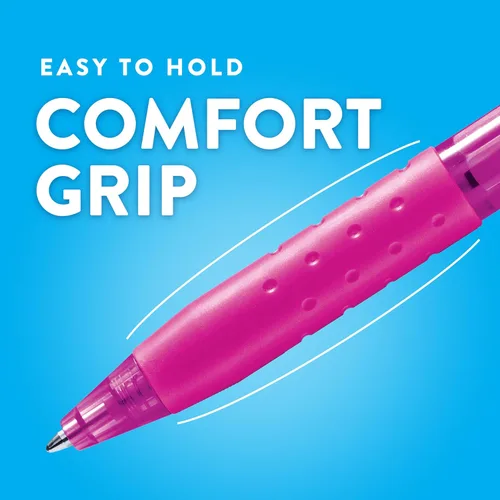 Vista 3 de Paper Mate InkJoy 300RT - Bolígrafos retráctiles, punta media (0.039 pulgadas), color negro, ideal para suministros de oficina, diario y accesorios