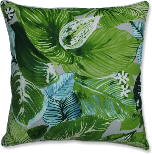 Vista 26 de Pillow Perfect Almohadas lumbares Delray azul marino para exteriores/interiores, 11.5 x 18.5 pulgadas, paquete de 2