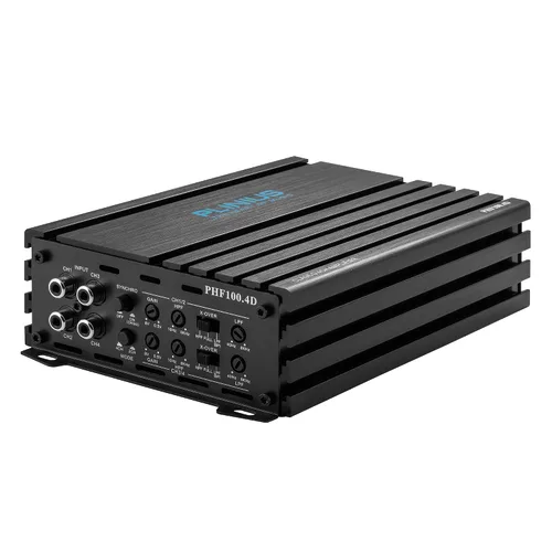 Vista 4 de PLINIUS PHF100.4D amplificador de audio del coche 4 canales clase completa D multicanal