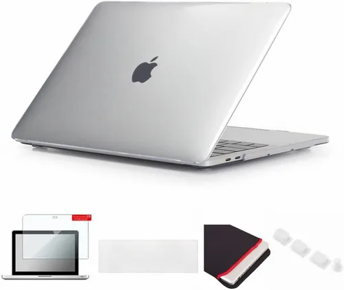 Vista 21 de Se7enline Compatible con MacBook Pro Touch Bar Case 2016/2017/2018/2019, funda rígida mate para Mac Pro de 13 pulgadas, A1706/A1989/A2159, funda