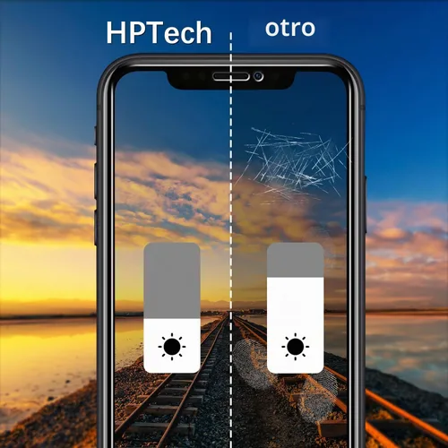 Vista 4 de (2 Unidades) Protector de Pantalla de Privacidad Diseñado para iPhone 11 Pro, iPhone XS, iPhone X y iPhone 10 (14,7 cm) Vidrio Templado Antiespía