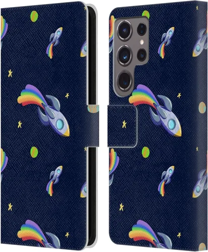 Vista 174 de Head Case Designs Officially Licensed Carla Morrow Colorful Space Dice Patterns Leather Wallet Case Compatible with Samsung Galaxy A07 4G