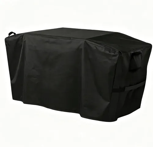 Vista 11 de Cubierta de Parrilla para Parrilla Hibachi, Cubierta de Parrilla de Mesa Pequeña Impermeable para Exteriores de Servicio Pesado, Cubierta
