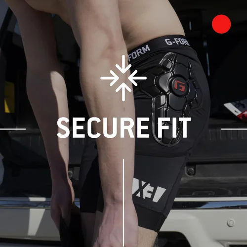 Vista 5 de G-Form EX-1 Bike Short Liner - Padded Compression Shorts for Men - Protective Bike Shorts for BMX and Snowboarding
