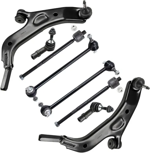 Vista 359 de Detroit Axle - Kit de brazos de control de extremo de 8 piezas para Toyota 2001-2003 Highlander 2002-2003 Camry Lexus ES300, 2 conjuntos de brazos