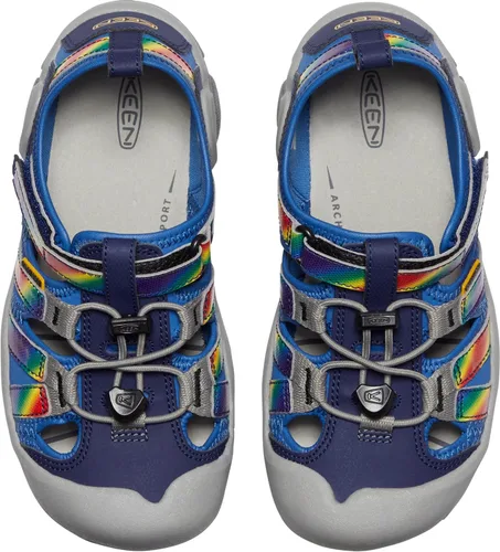 Vista 4 de KEEN Knotch Creek Casual Cómodo para Niños Tinte anudado cobalto brillante/arco iris