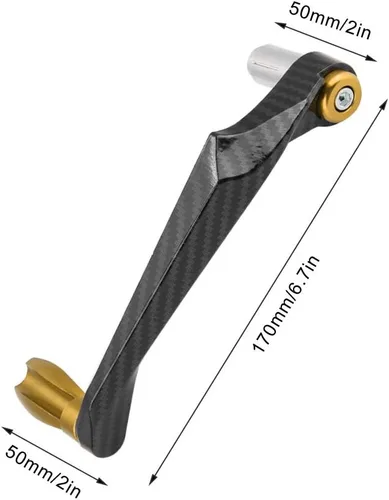 Vista 7 de 7/8inch Universal 0.866 in CNC Manillar Freno Embrague Palanca Guardia Protector de Mano para Motocicleta (Oro)