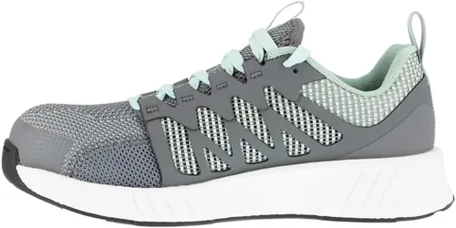 Vista 3 de Reebok Women's Rb316 Fusion Flexweave Safety Toe Athletic Work Shoe Grey Industrial & Construction