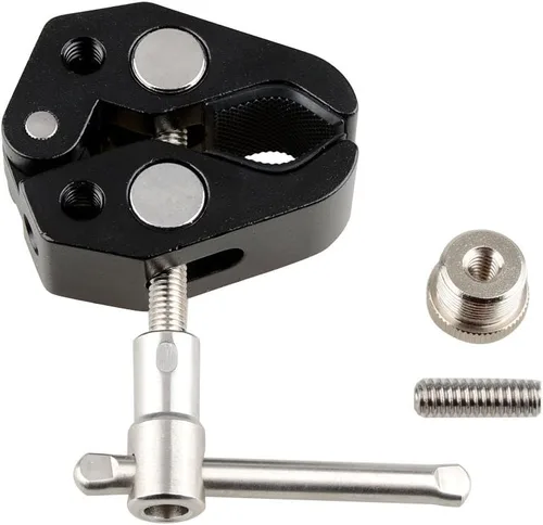 Vista 6 de CAMVATE Abrazadera cangrejo con rosca 5/8"-27 para micrófonos - 1190