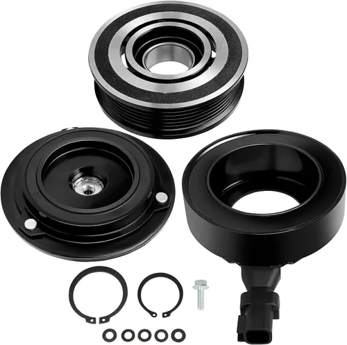 Vista 11 de SCITOO Embrague del compresor de CA para 2000-2006 apto para Audi TT para Volkswagen para Jetta 1.8L CO 1233JC