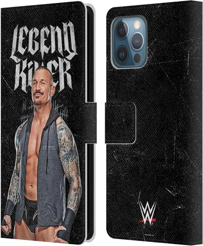 Vista 55 de Head Case Designs Officially Licensed WWE in My Veins Randy Orton Leather Wallet Case Compatible with Apple iPhone 11