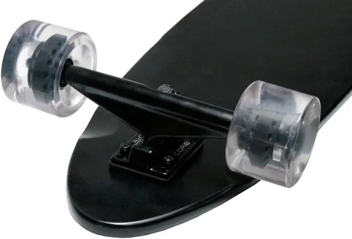 Vista 4 de TGM Skateboards Moose Longboard 9 x 47.75 Negro Completo 2.992 in Ruedas Negro Camiones