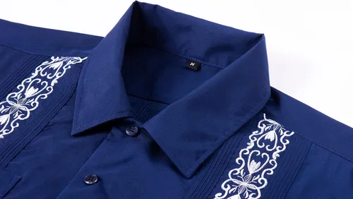 Vista 2 de Camisas Guayabera de manga corta para hombre