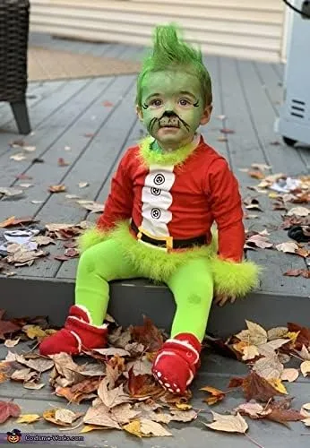 Vista 5 de Disfraz de Navidad para niños pequeños disfraz de Navidad conjunto de ropa de fiesta de cosplay de Papá Noel