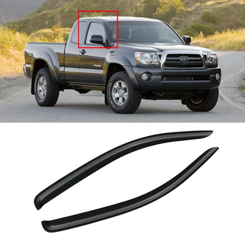 Vista 134 de Protectores de lluvia en canal para Jeep Grand Cherokee L 2021-2026, protectores de visera de ventana, deflector de ventilación, sombra viento humo