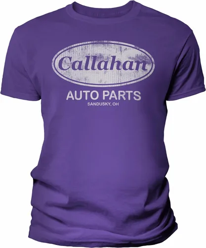Vista 17 de Callahan Auto Parts - Camiseta vintage de película para hombre y mujer Chocolate oscuro