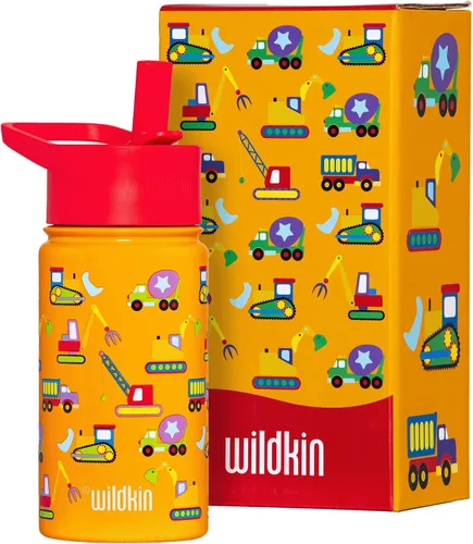 Vista 10 de Wildkin Kids - Botella de agua de acero inoxidable de 14 onzas para niños – Sin BPA, a prueba de fugas, aislada, fácil de limpiar - Ballerina