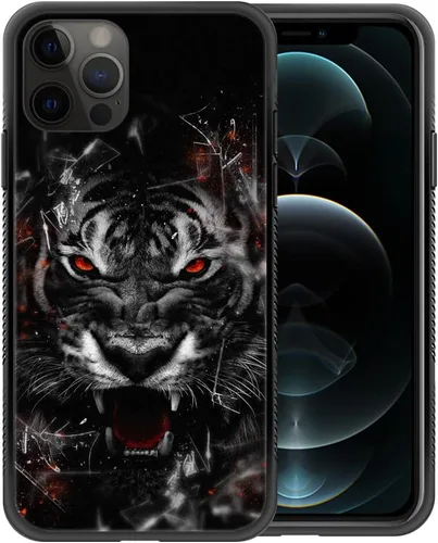 Vista 23 de ZHEGAILIAN Funda compatible con iPhone 11 Pro Max, diseño de patrón de policarbonato duro, funda protectora de TPU suave antideslizante para iPhone
