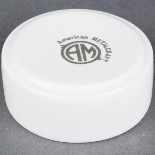 Vista 6 de American Metalcraft Portavelas de porcelana (4 unidades), redondo, blanco, PSLT17