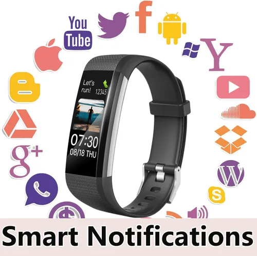 Vista 5 de Fitness Tracker with Heart Rate Monitor, Activity Tracker Pedometer with Calorie Counter, Sleep Monitor, Smart Watch with IP68 Waterproof Sports