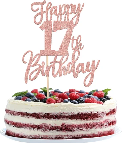 Vista 29 de 1 pieza de decoración para pastel de cumpleaños número 10 con purpurina y texto en inglés "Cheers to 10" Birthday Cake Pick Ten 10 Fabulous Cake