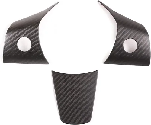 Vista 4 de 100% real fibra carbono coche volante decoración cubierta 3 unids para Tesla modelo 3 Auto Accesorios