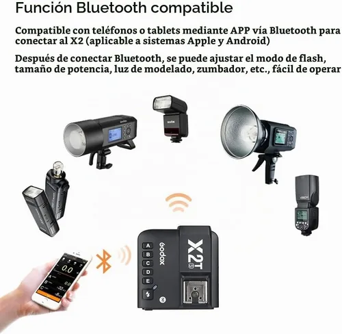 Vista 2 de Godox 2pcs TT600 GN60 Flash de cámara Speedlite con disparador de flash X2T-S Compatible con cámara Sony, sistema inalámbrico X 2.4G, HSS 1/8000s